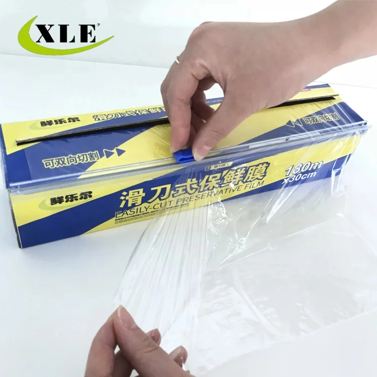 Stretch Cling Film Wrap Laminated Food Grade Plastic Cling Film Dispensers Food grade cling roll film for meat