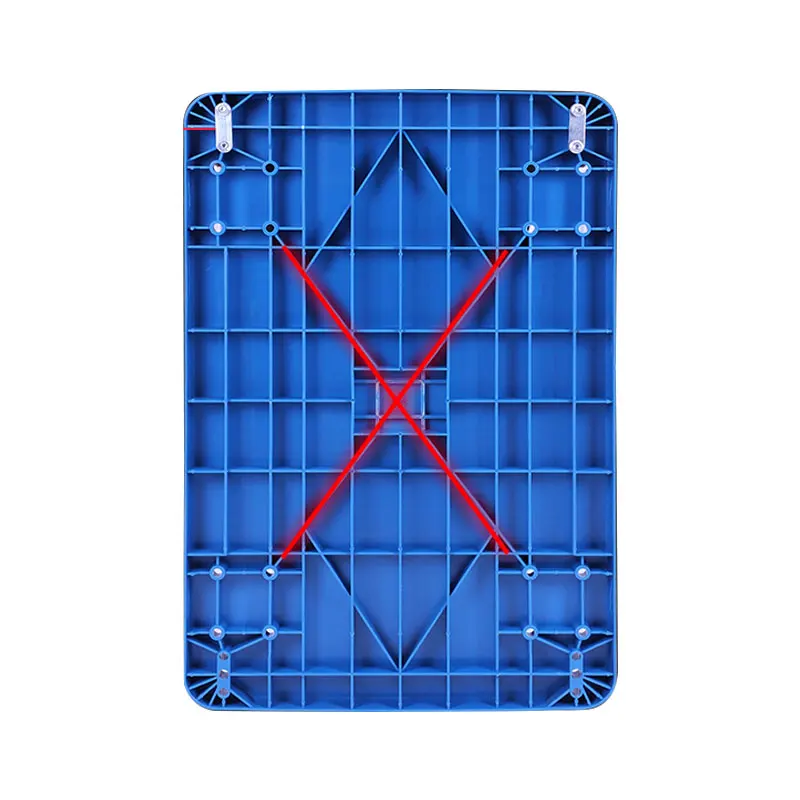 Flat plastic hand trolley 300kg capacity basic folding hand cart for warehouse goods moving