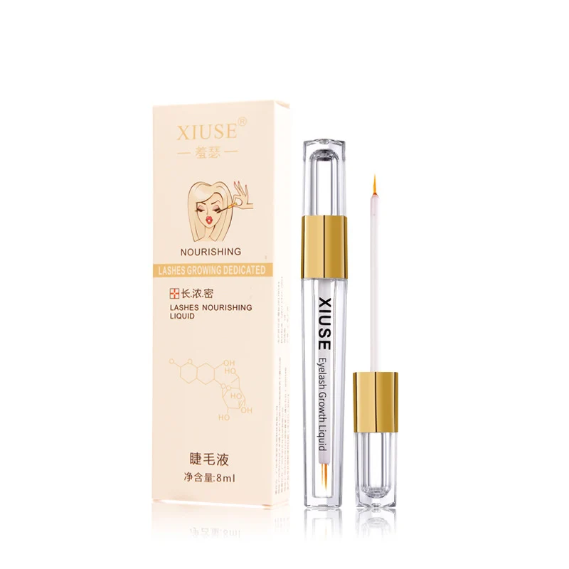 Natural Herbal Eyelash Eye Lash Nutrient Solution Eyelash Growth Serum Liquid 8ml