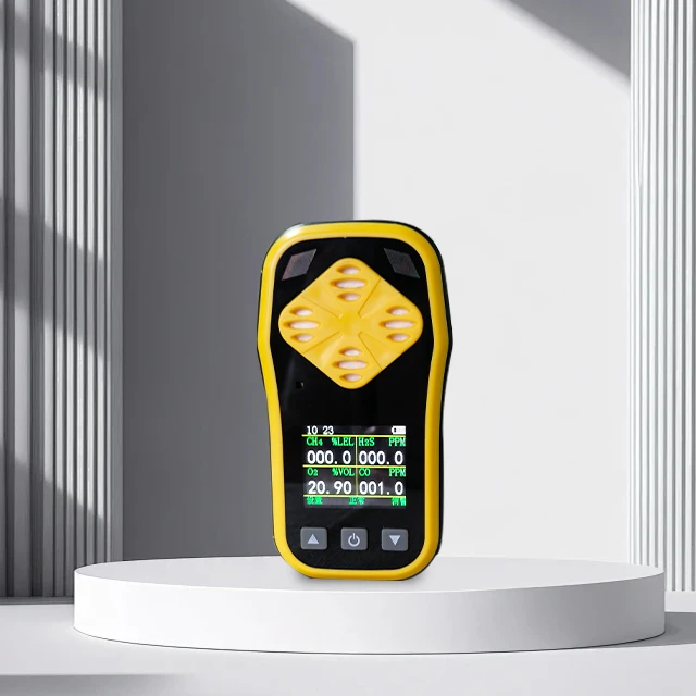 Jucheng h2s co o2 03 personal security alarm combustible multi-ozone gas detector