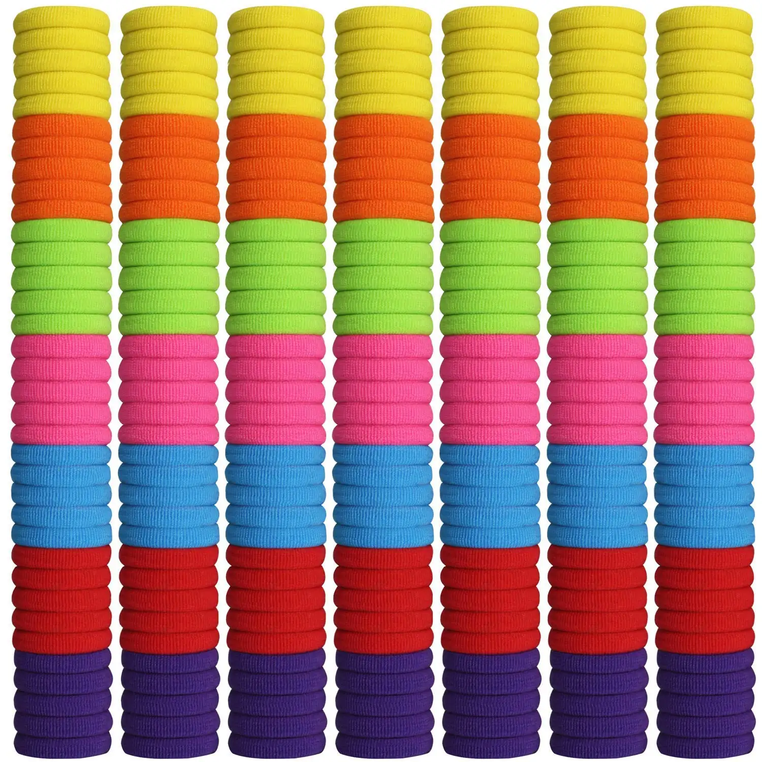 One Size Fits All 200 Pack Bulk Super Soft Stretchy DIY Nylon Decorative Headbands Hair Bands Hair Bands for Baby Girls