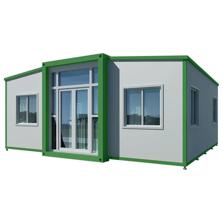 ready to ship insulated prefab folding 3 in 1 expandable container homes building prefabricated house with toilet for france
