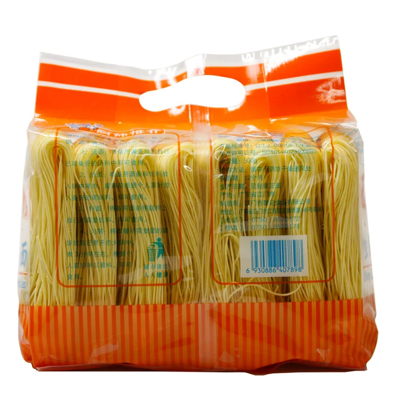 Liji Wheat Flour Chinese Ramen Noodle 500g Dried Egg Noodles