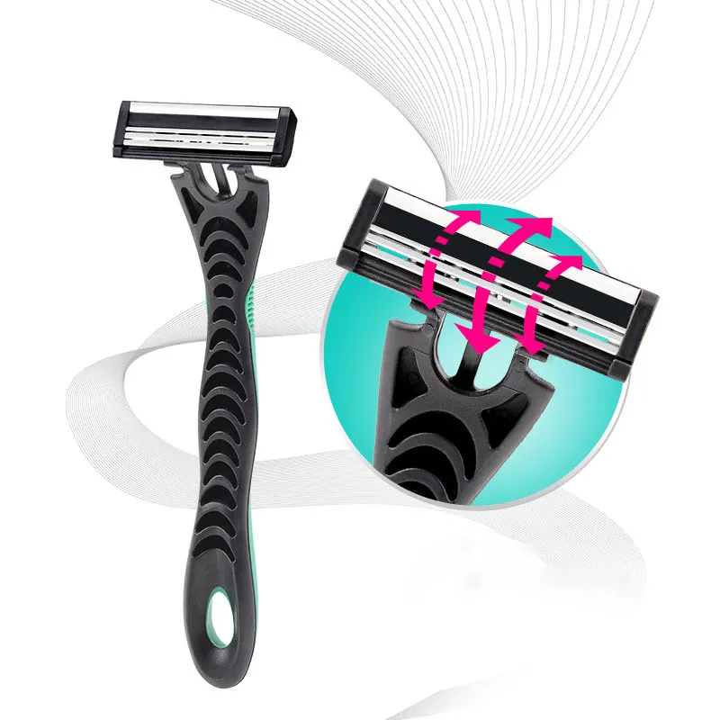 
Wholesale High Quality Stainless Steel Twin Blade Disposable Shaving Razor 