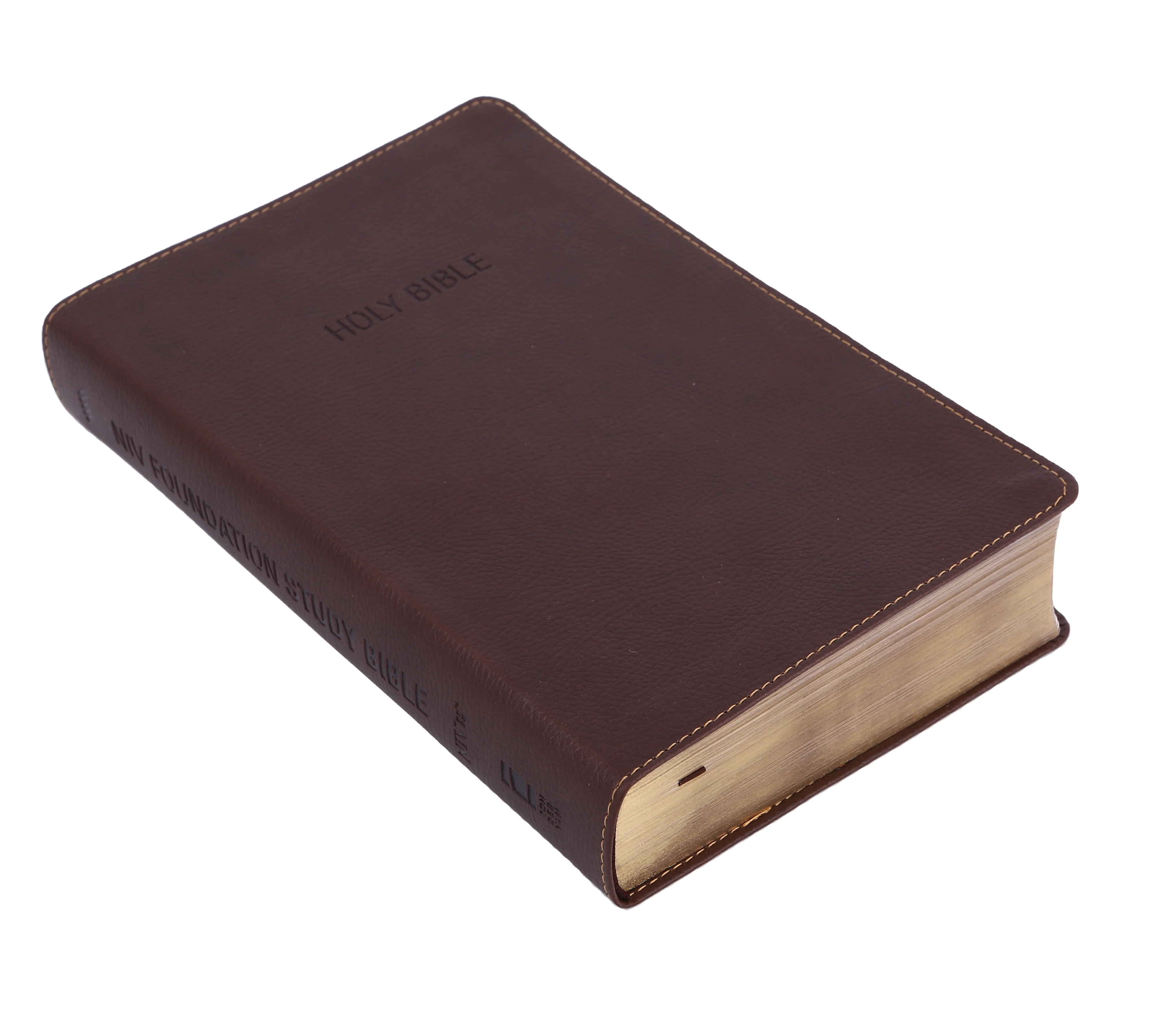 High Quality Hardcover Leather Cover Customized Color Holy King James Bible Printing Service
