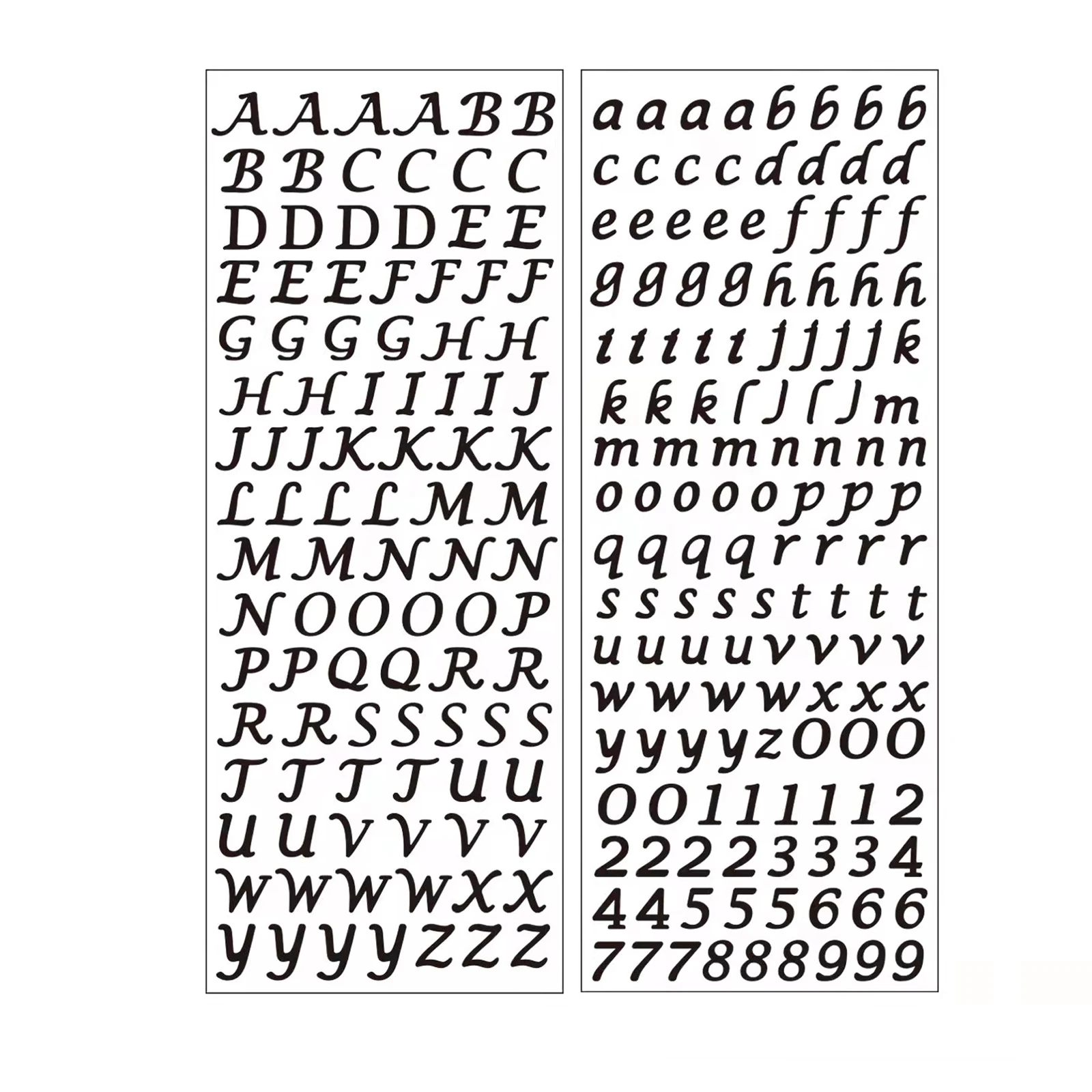 Полностью новый дизайн, Английский алфавит abc, самодельные наклейки из винила с буквами