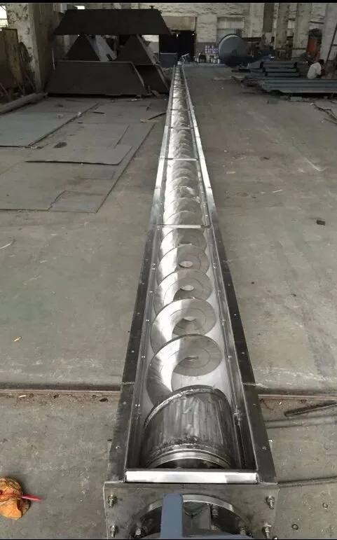 Винтовой шнек из нержавеющей стали, спиральный конвейер из нержавеющей стали