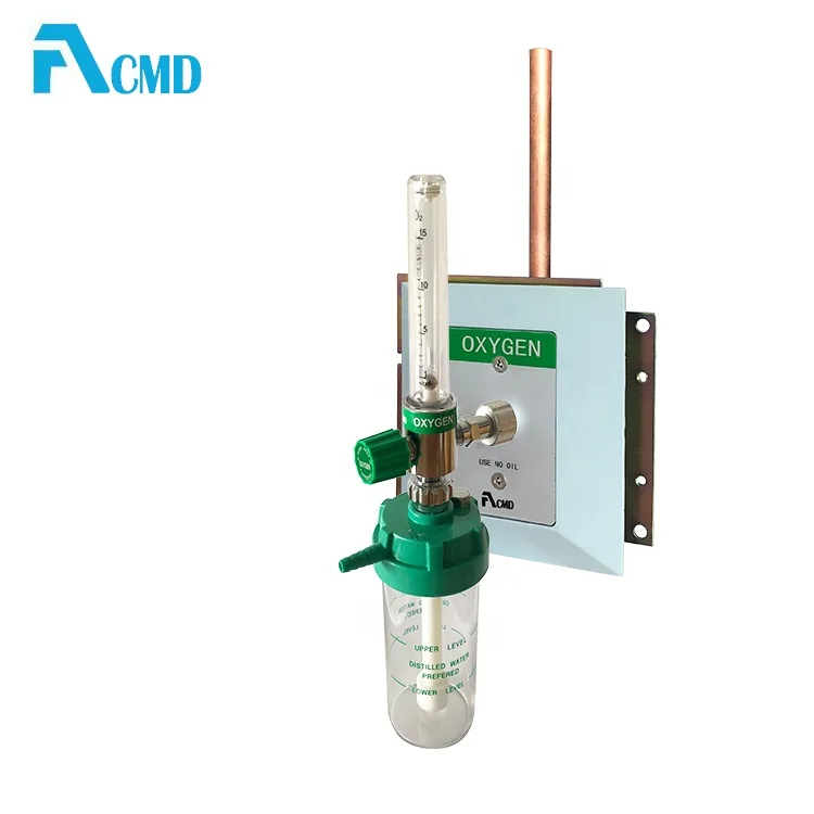 Oxygen Flow Meter Therapy Medical Oxygen Flowmeter With Humidifier Adult Use