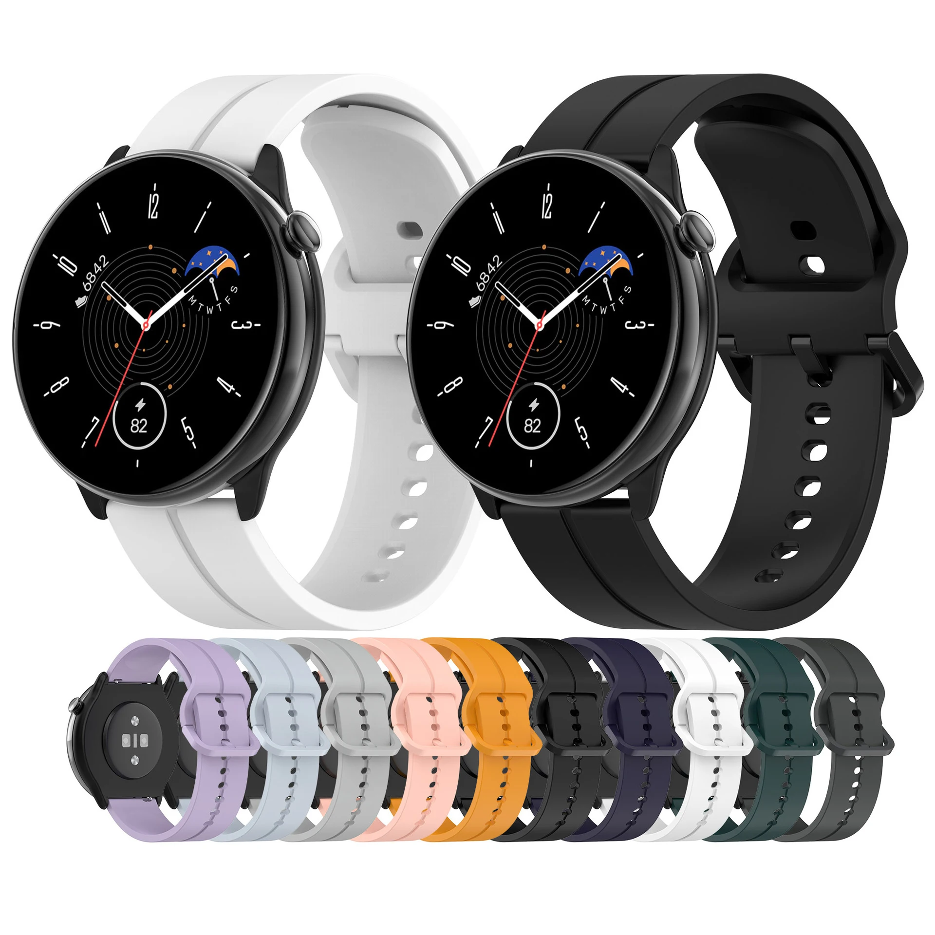Официальный силиконовый ремешок для Amazfit GTR Mini Smartwatch спортивный браслет