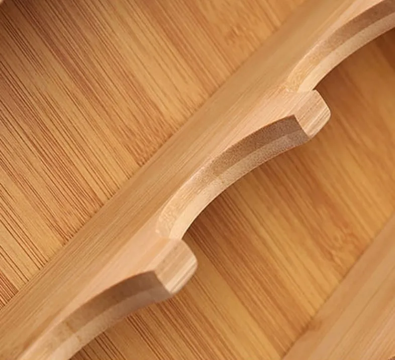 Sample Available Wholesale 3 Tiers Bamboo Organizer 12-Jar Wooden Spice Rack Set Bamboo Spices Organizer Rack