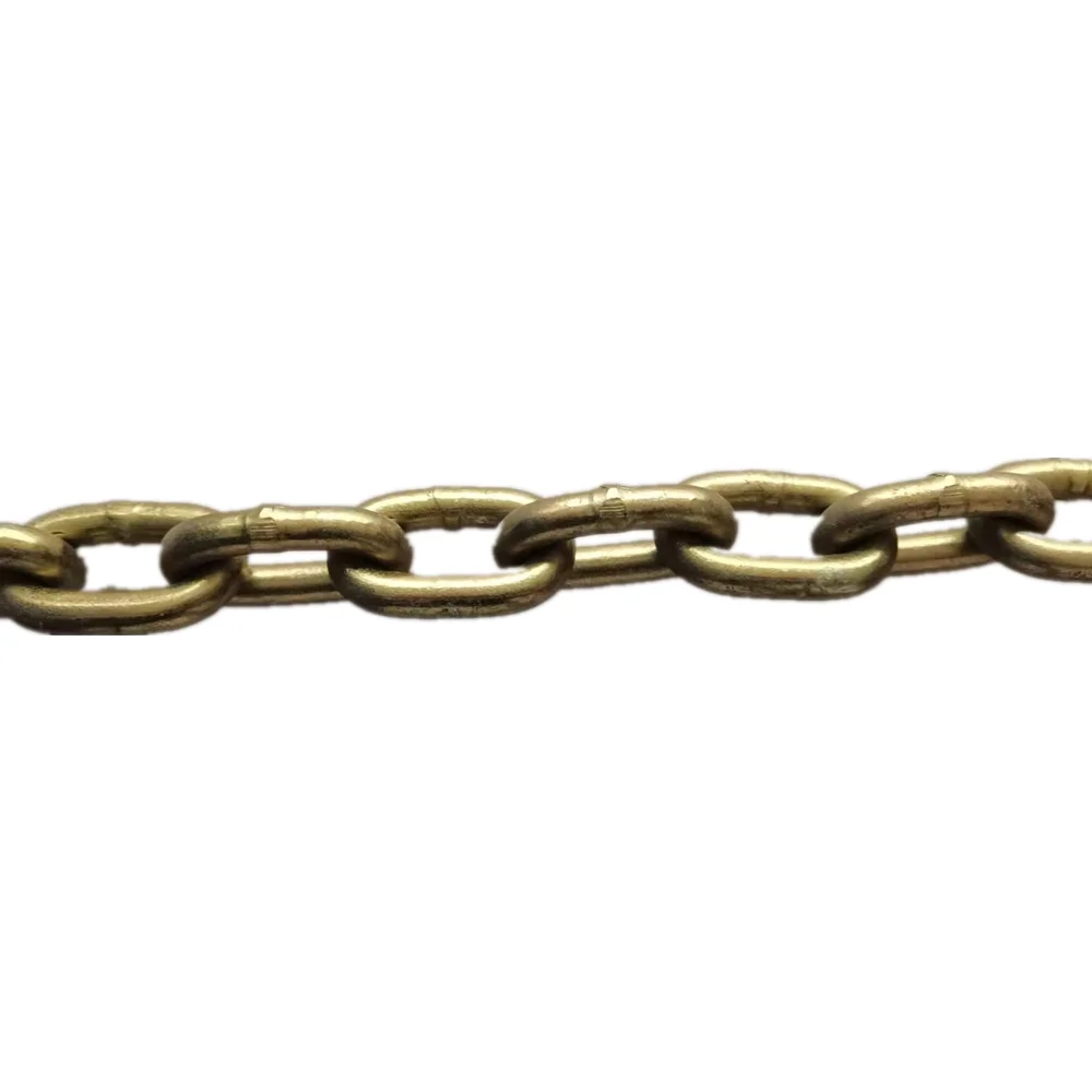25ft G70 Transport binder Chain Gold Chromate Chain and Ratchet Load Lever Binders