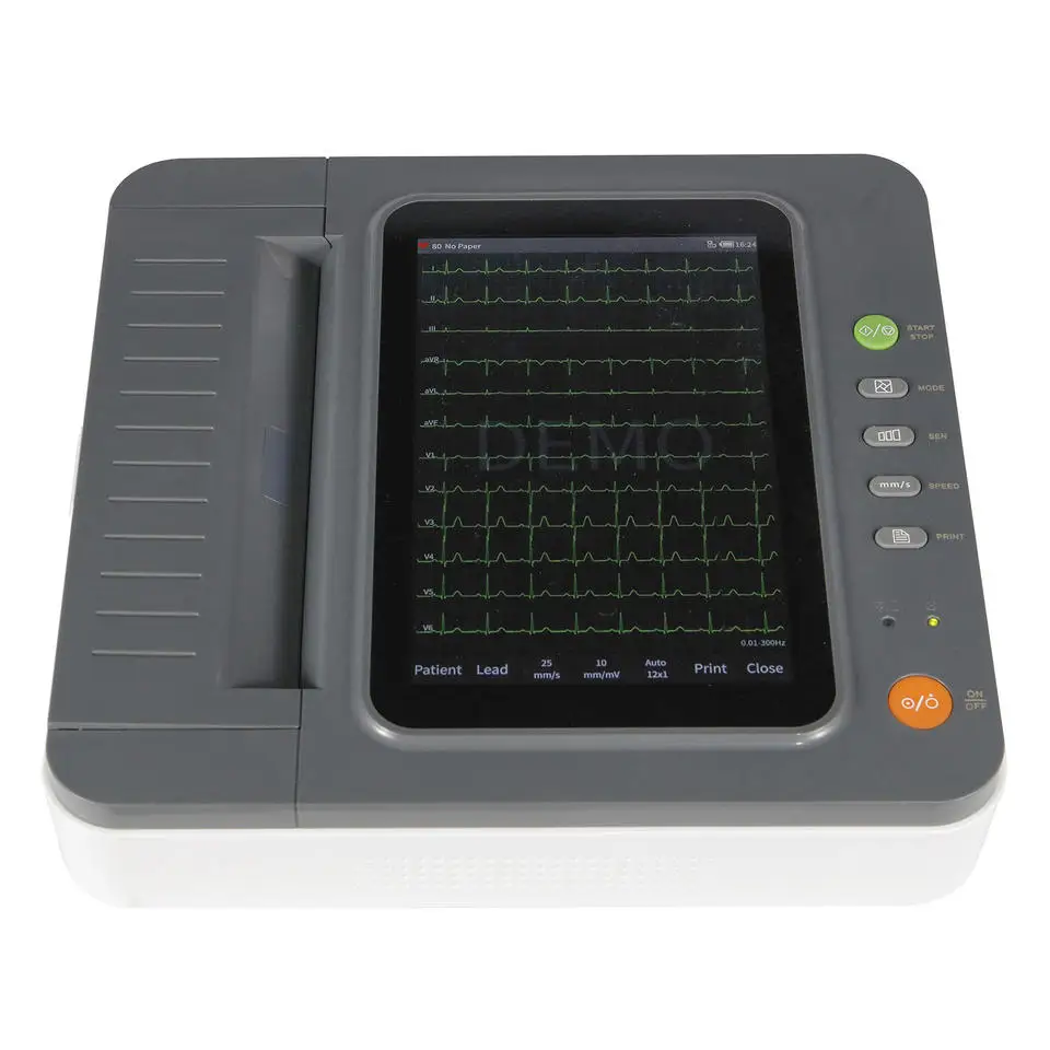 CONTEC E12 holter electrocardiogram 12 channel ecg portable echocardiography