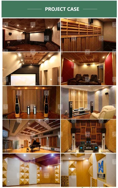TianGe Wooden Acoustical Sound Diffusers Panel High quality sound diffusing panels acoustic diffuser for home theater/studio
