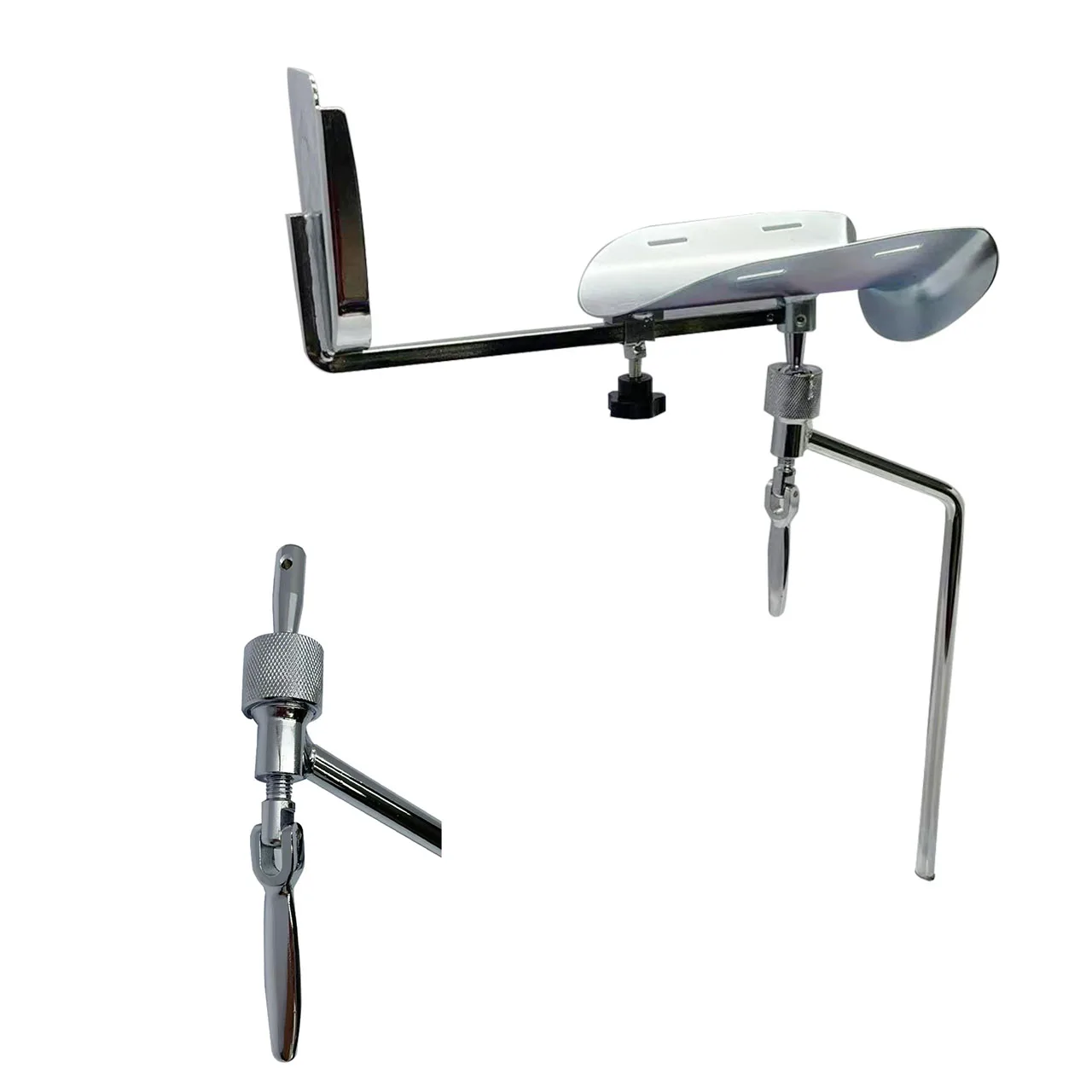 Medical furniture stainless steel surgical gynecology leg rest hospital equipment leg holder