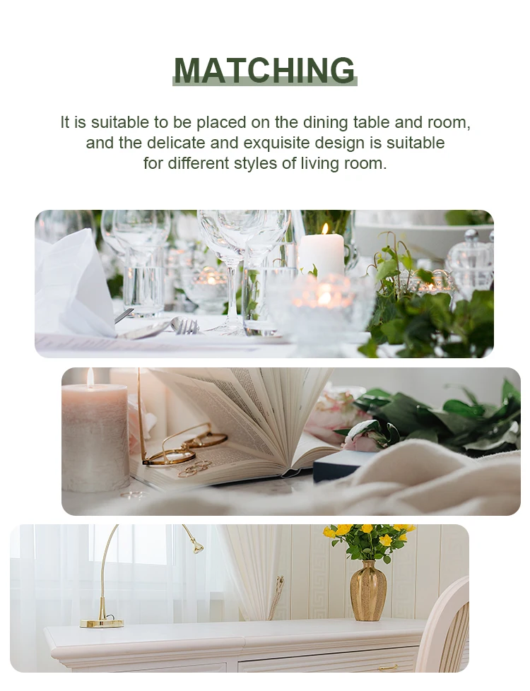 wholesale handmade painting empty glass candle vessel for home decor