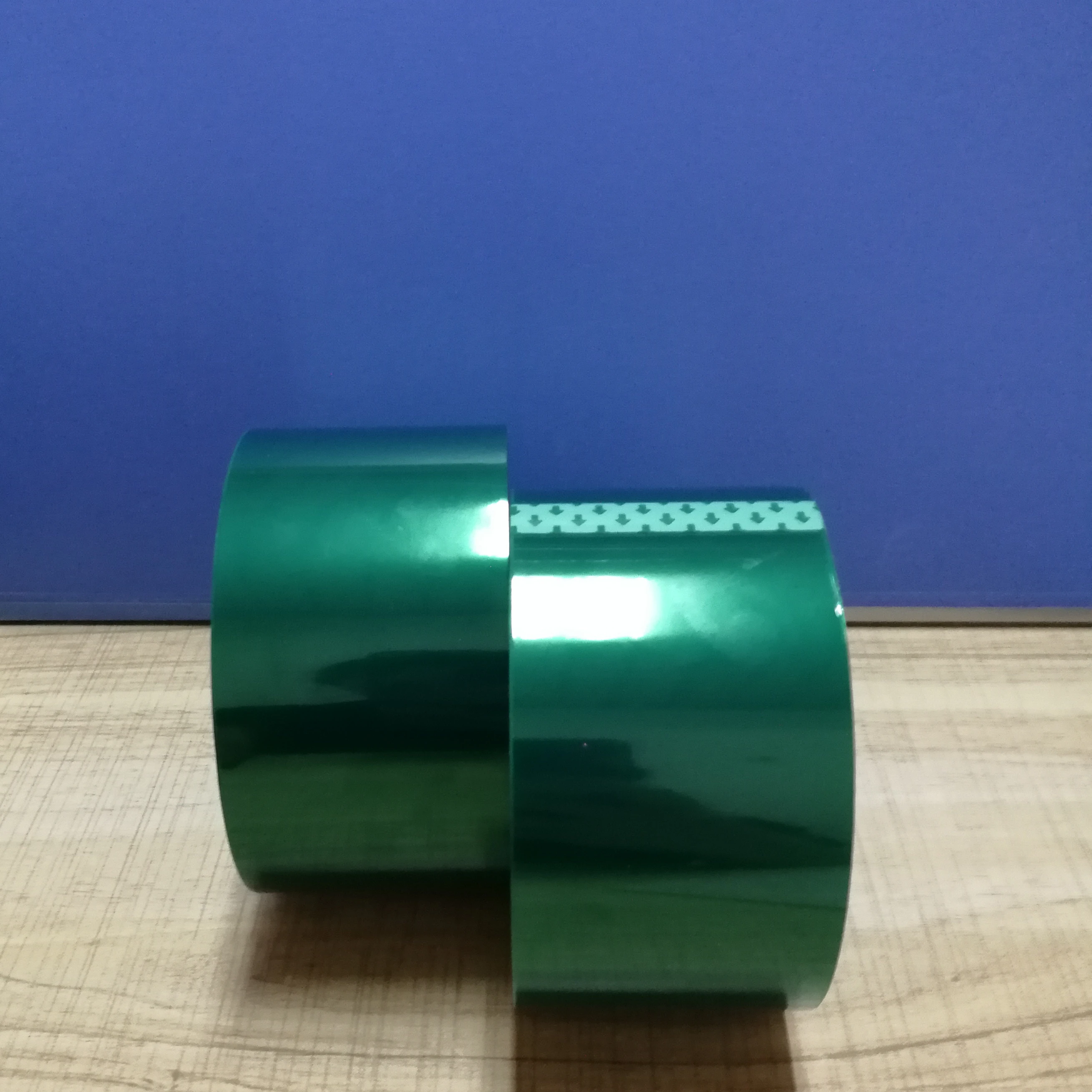 Термостойкая клейкая зеленая лента из ПЭТ-силикона