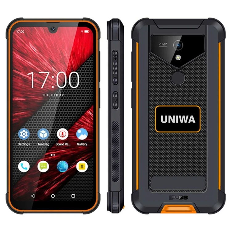 Смартфон UNIWA F965 Pro 6 дюймов ГБ + 128 Android 13 MT6762 Octa Core Сеть: 4G NFC PoC SOS US