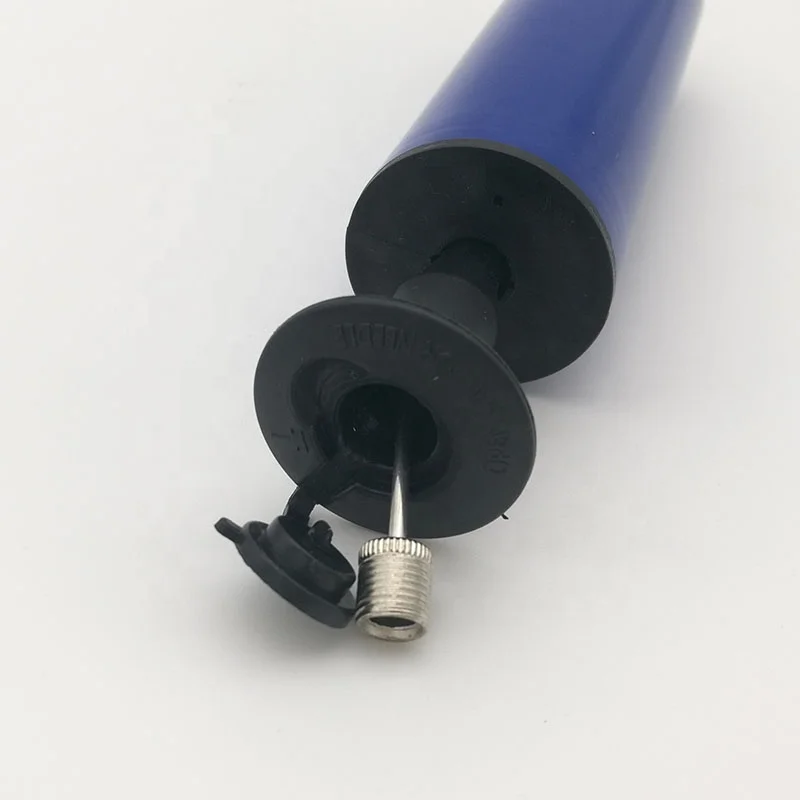 Wholesale Portable Dual Action Hand Air Inflatables Ball Pump With Needle For Soccer Ball