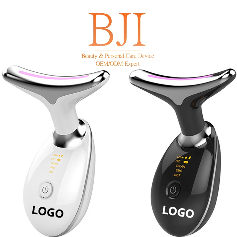 Hot Products EMS Vibration Neck Lift Device Skin Beauty Tools Device Facial Machine Face Massager