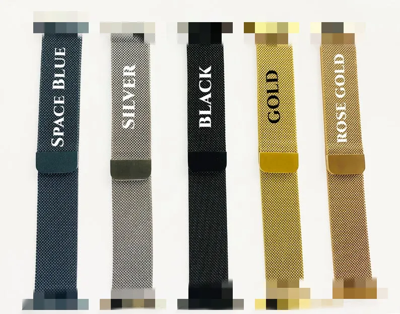 Для Apple Watch Band 42 мм 44 мм сетка из нержавеющей стали Миланская Магнитная Спортивная петля ремешок замена ремешок для iWatch серии 6 5 4