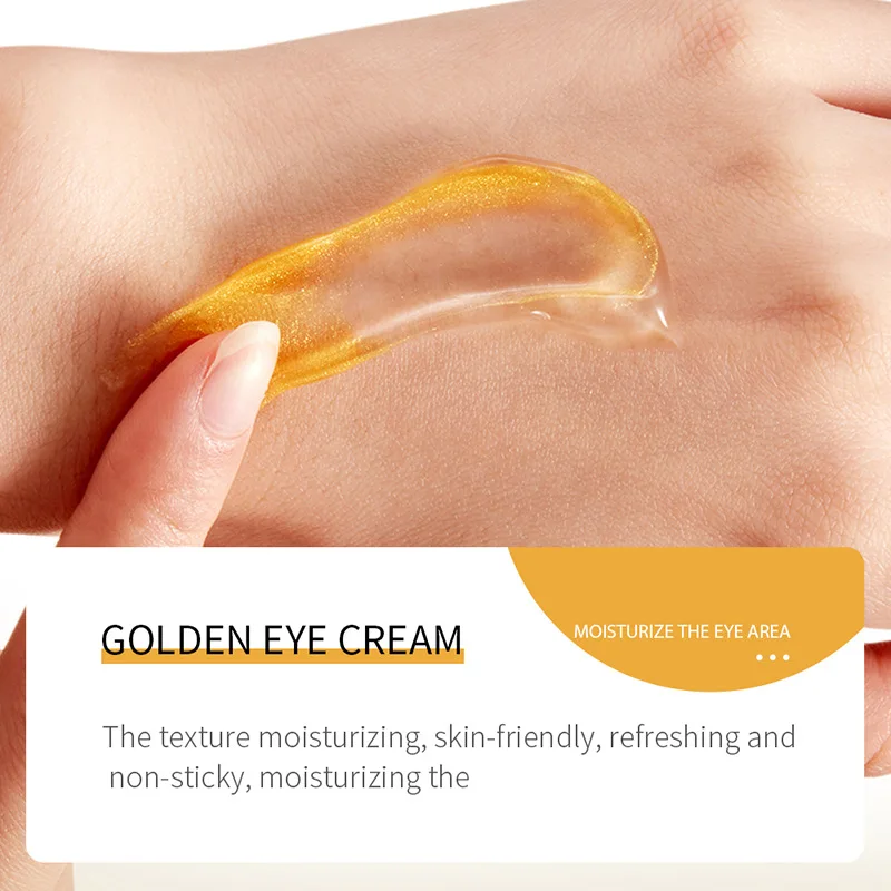 SADOER Hyaluronic Acid Gold Rose Moisturizing EYE CREAM OEM ODM Accept