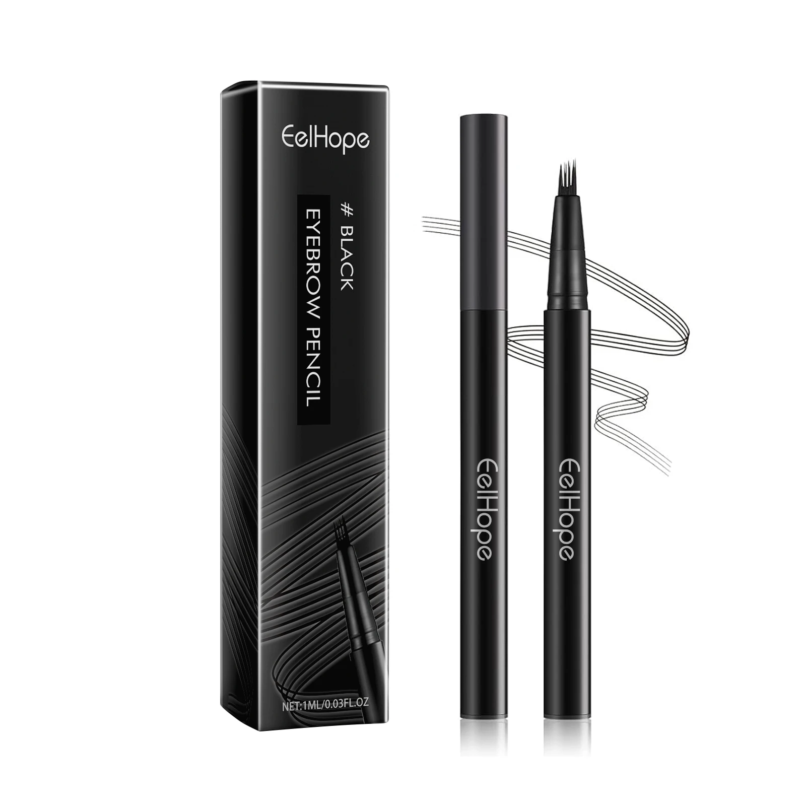 EELHOPE Liquid Natural Eyebrow Pen Four-claw Eye Brow Tint Fork Eyebrow4 Fork Eyebrow Pen
