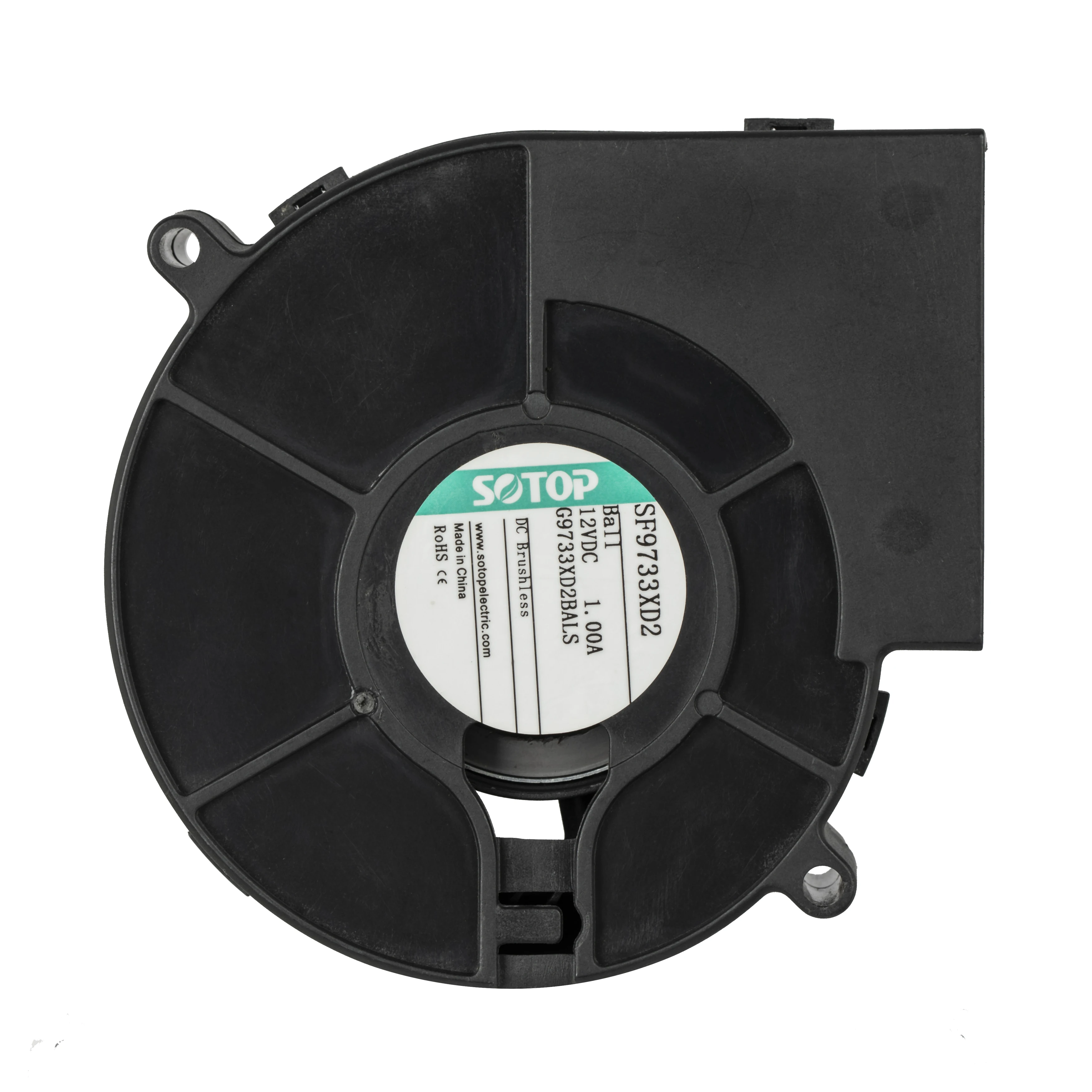 90mm 97x33mm high pressure mini brushless vertical Centrifugal intake exhaust dc cooling fan blower
