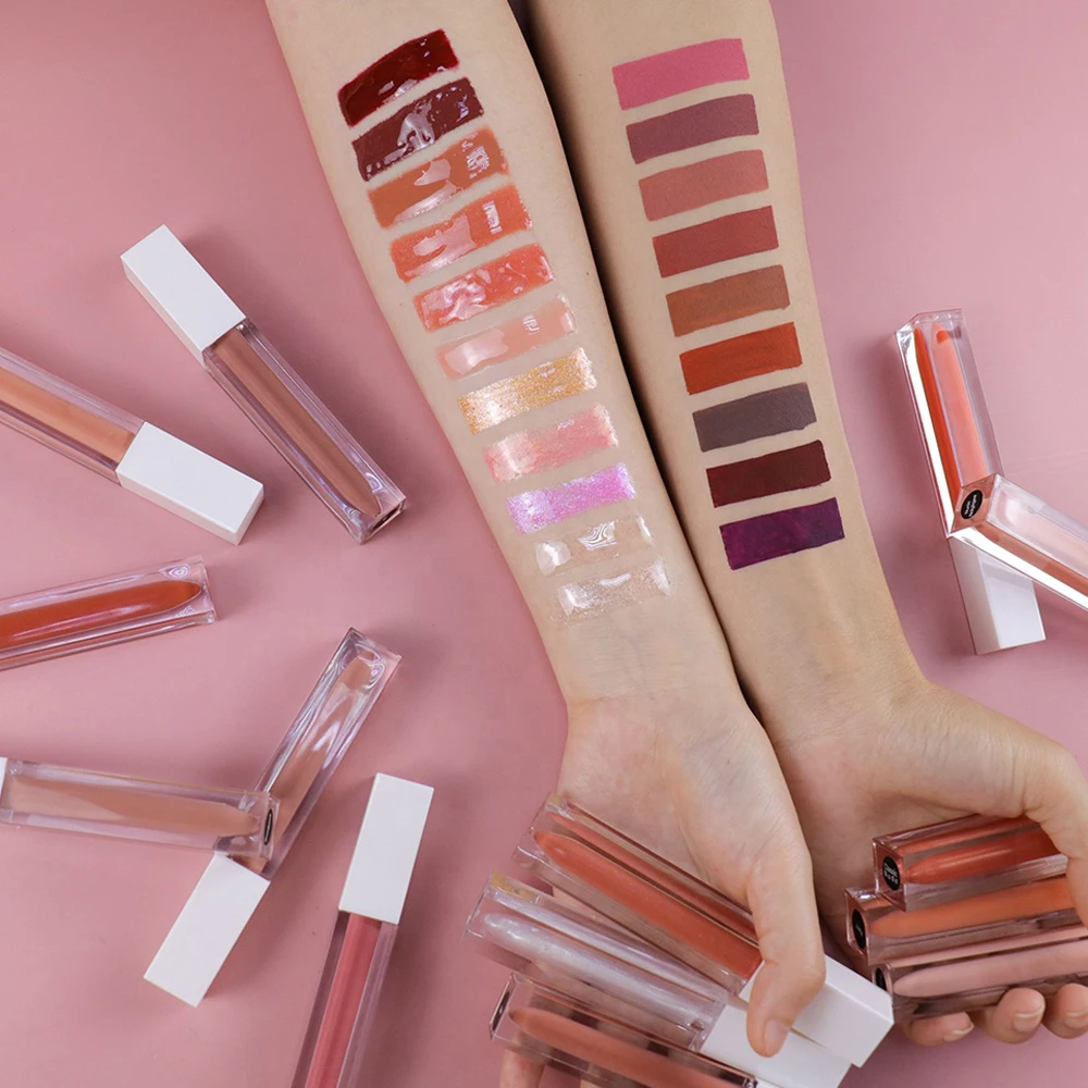 Best Mineral Cruelty Free Waterproof Vegan Glossy Creamy Lip Gloss Matte Liquid Lipstick Vegan