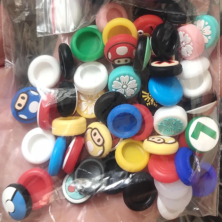 
Top qualit Replacement 3D Design Switch Thumb Grip Caps Thumb Grips Analog Stick Cover Joystick cap 