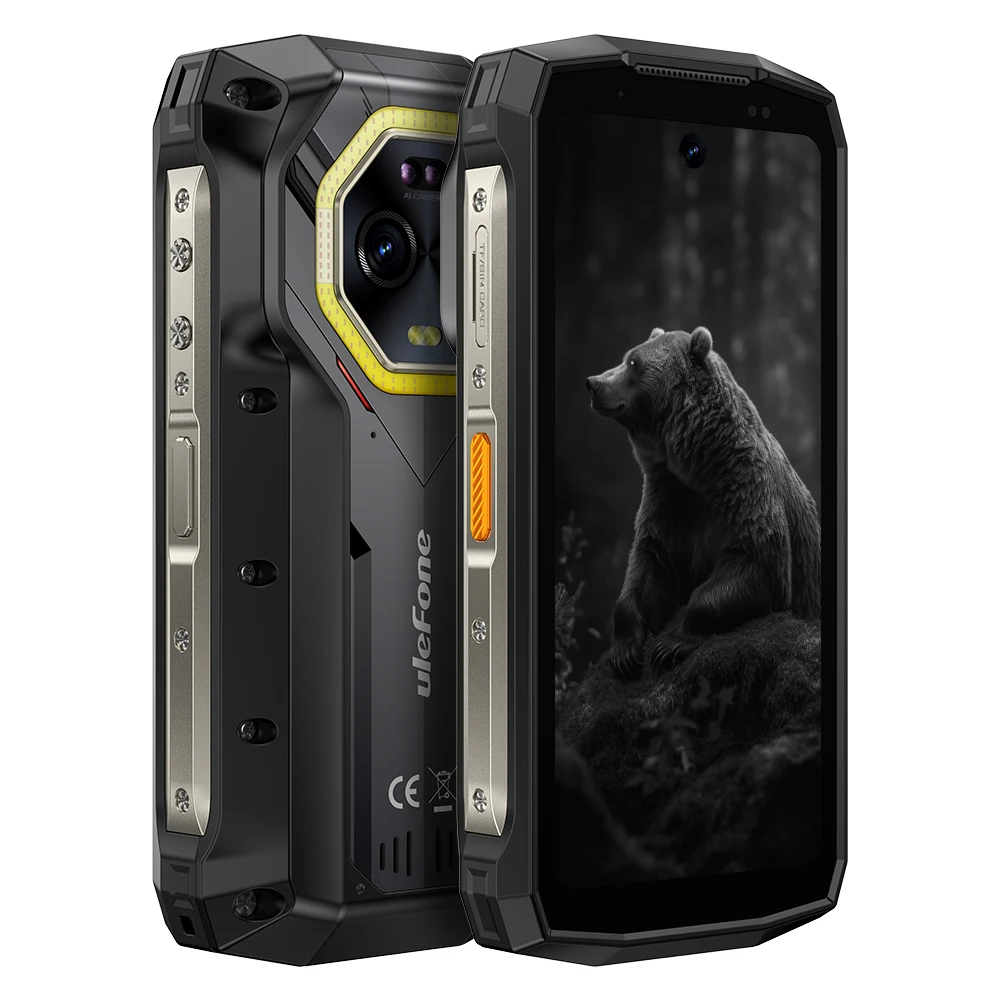 4G Rugged Smartphone 8+256GB  4.7 inch Mini Mobile Phone 6200mAh Night Vision Camera Android 14 Cellphone Ulefone Armor Mini 20