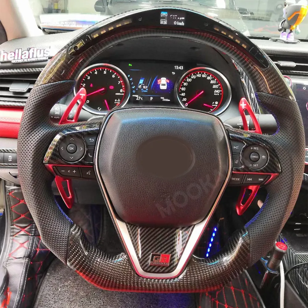 Автомобильное рулевое колесо из углеродного волокна для Toyota Corolla Rav4 Willanda Camry Азиатский Дракон