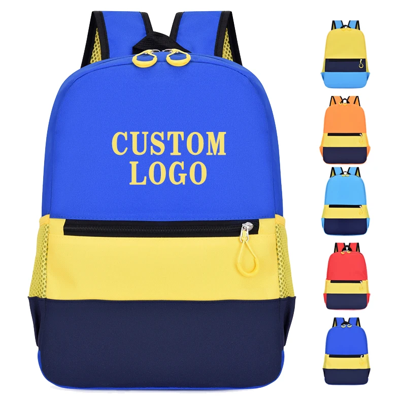 New fashion Logo Printed oxford Colorful Backpack Trendy Simple Commuting Casual Backpack Lightweight Student Backpack