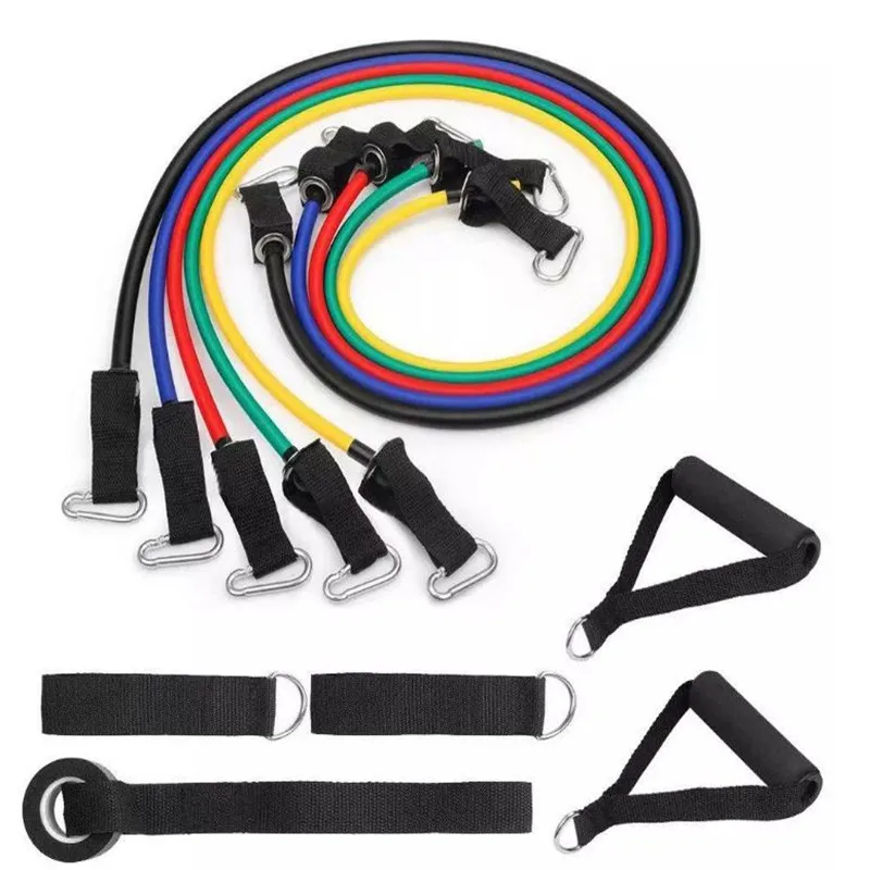 Adjustable Fitness Exercise Bands Home Workout Tube