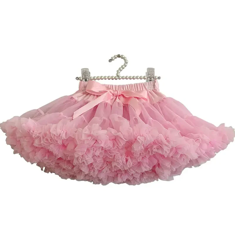 Factory wholesale kids girl ballet birthday chiffon pettiskirts