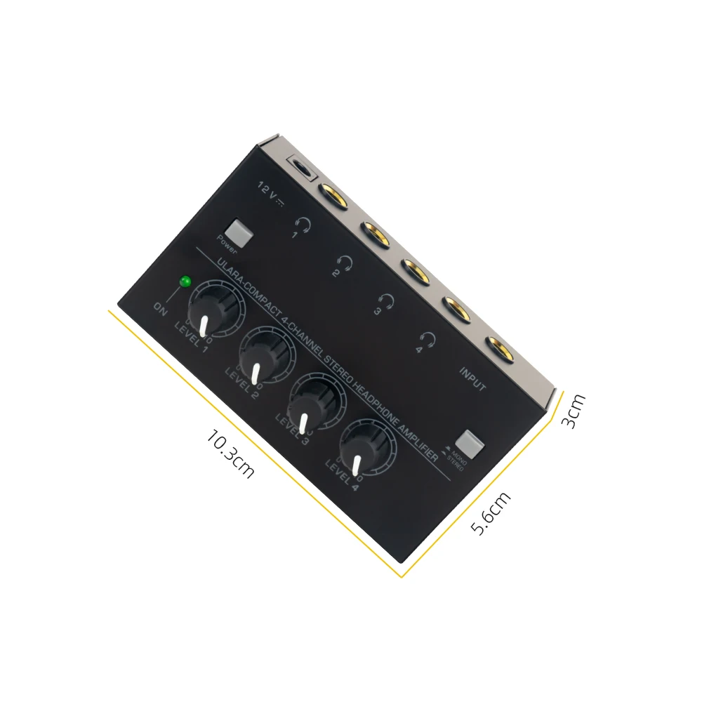Alctron Ha4plus 4-канальный стерео усилитель для наушников портативный мониторинга компактный
