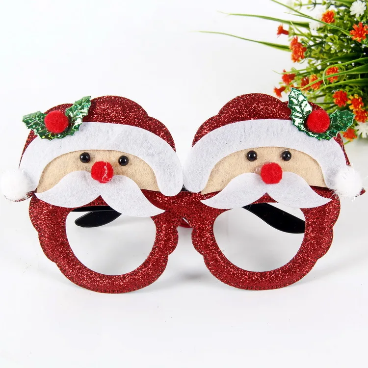 Wholesale Women Girl Party Christmas Gift Set Kids Headband Glasses Christmas Hat Clap Circle Bangle Decoration Gift Set