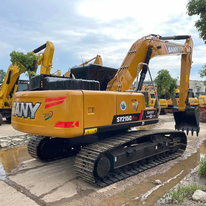 215 новый экскаватор sany Китай дешевый SANY SY215c Гусеничные экскаваторы для продажи