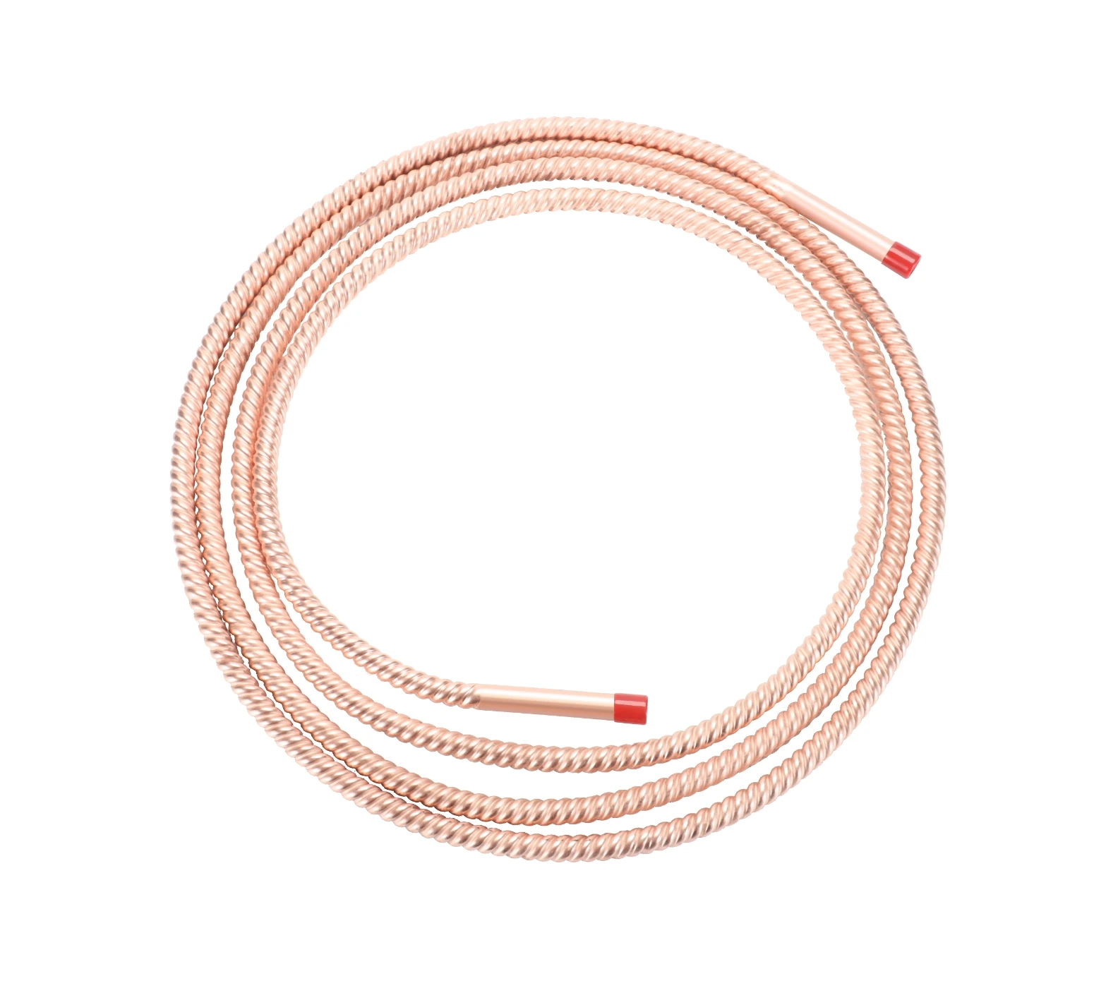 Corrugated Copper Pipe Bellowed Tube  Screw Copper Tube Air Conditioner Parts