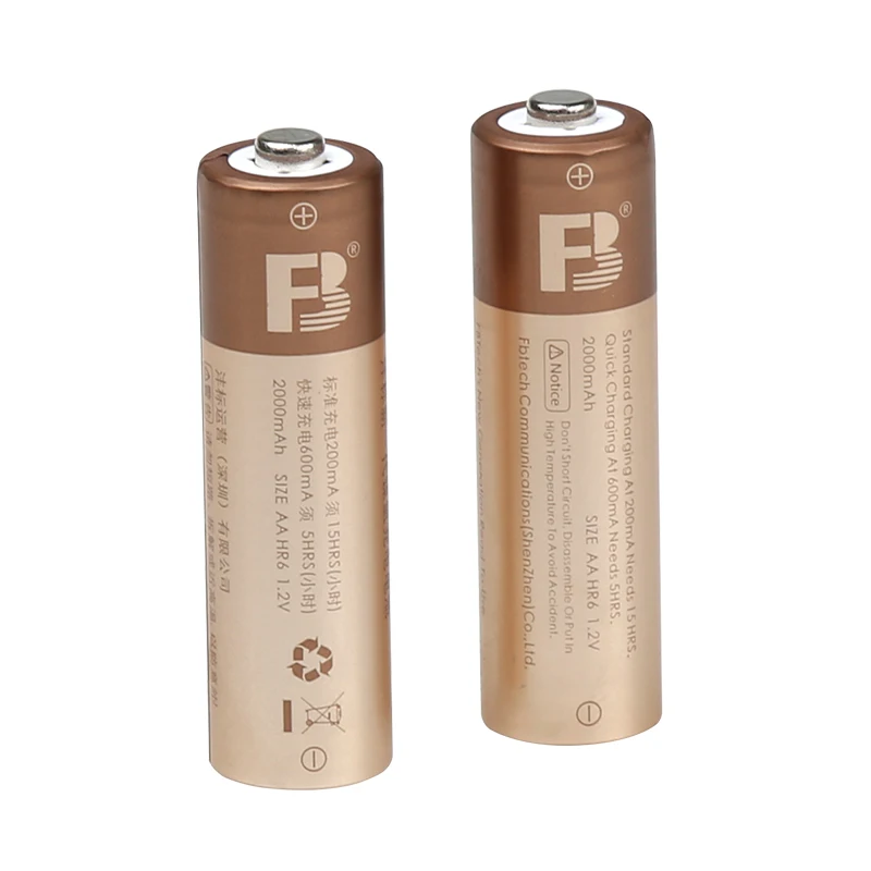 FB AA No.5 2000mAh Ni-Mh high capacity energy saving aa ni-mh rechargeable battery