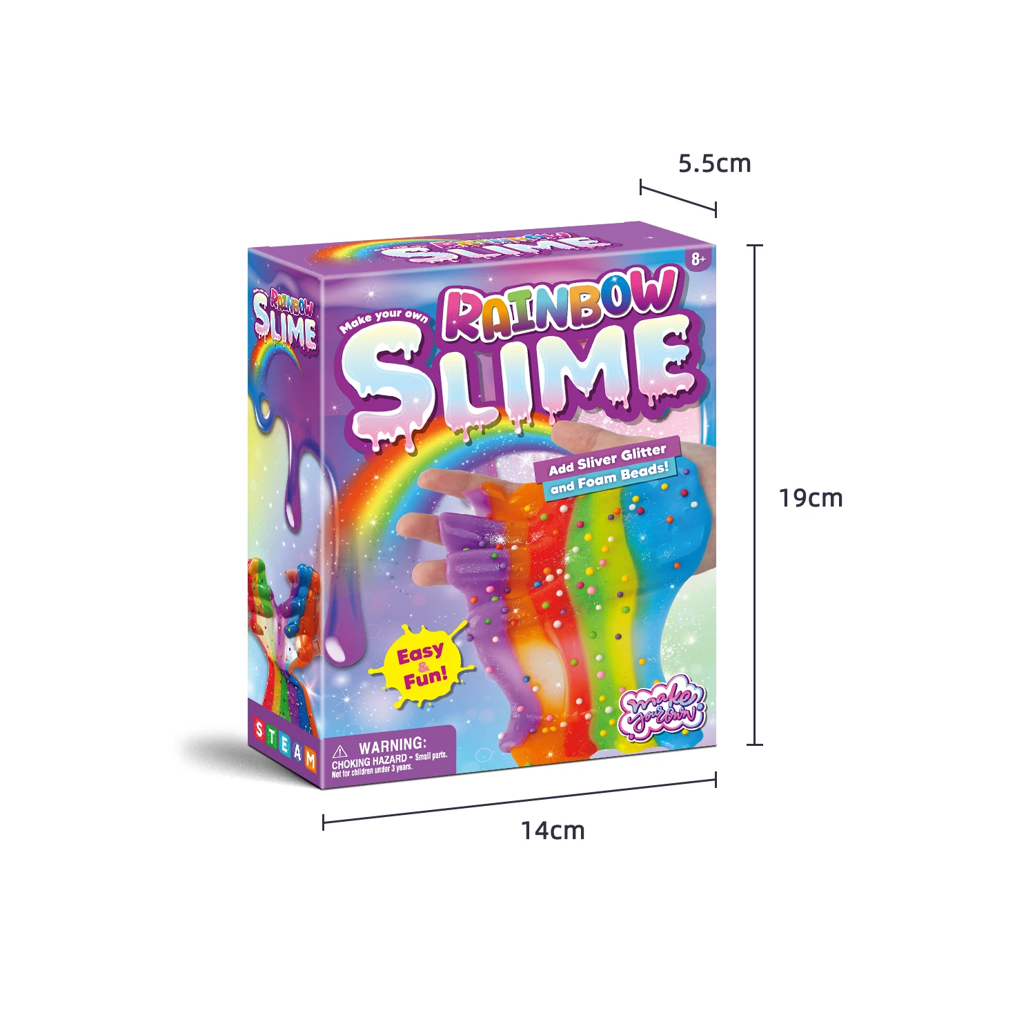 Non-toxic Eco Friendly Playdough Slime Kid Toys For Making Your Own Rainbowbarrel Slime Funny DIY Slime