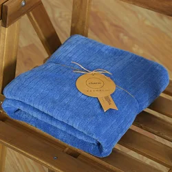 New Wholesale custom logo comfortable rectangle large size bath towels for bathing