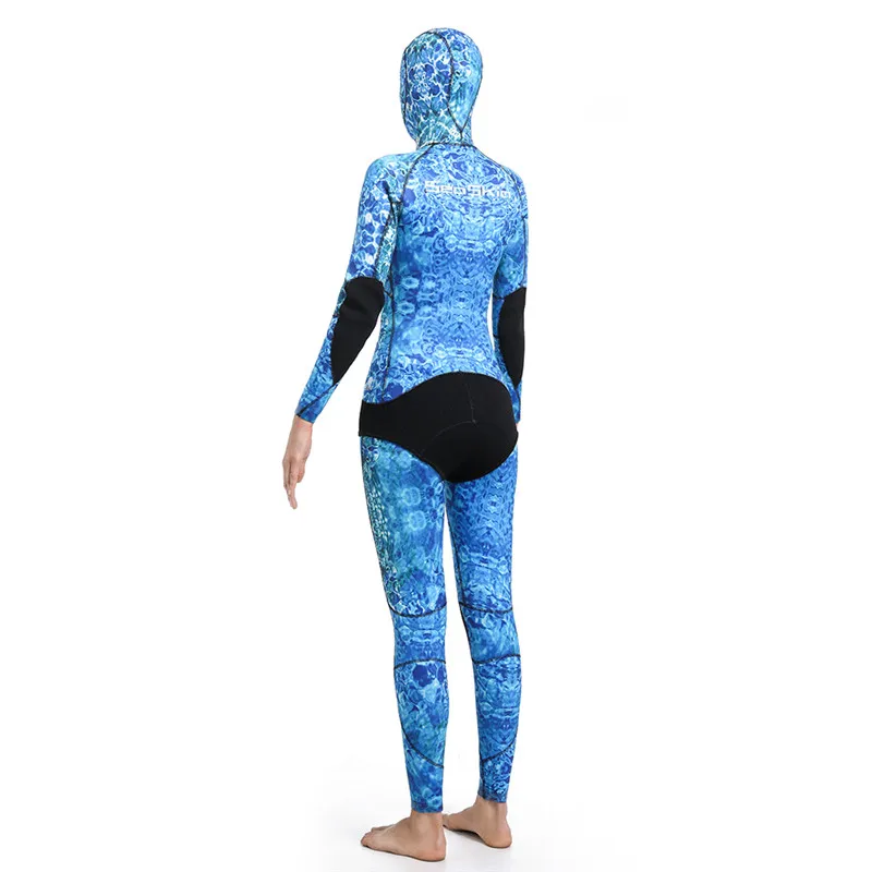 Seaskin 6mm Neoprene Spearfishing Breathable Wetsuits Two Pieces For Women