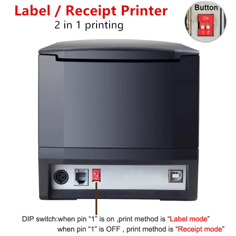 Xprinter 365 все-в-одном 3 дюймов этикетки штрих-кода принтер для печати наклеек тегов печать