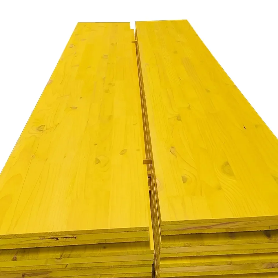 21mm 27mm 3 Layers Yellow Shuttering Construction Formwork Panels With Chinese Fir Core