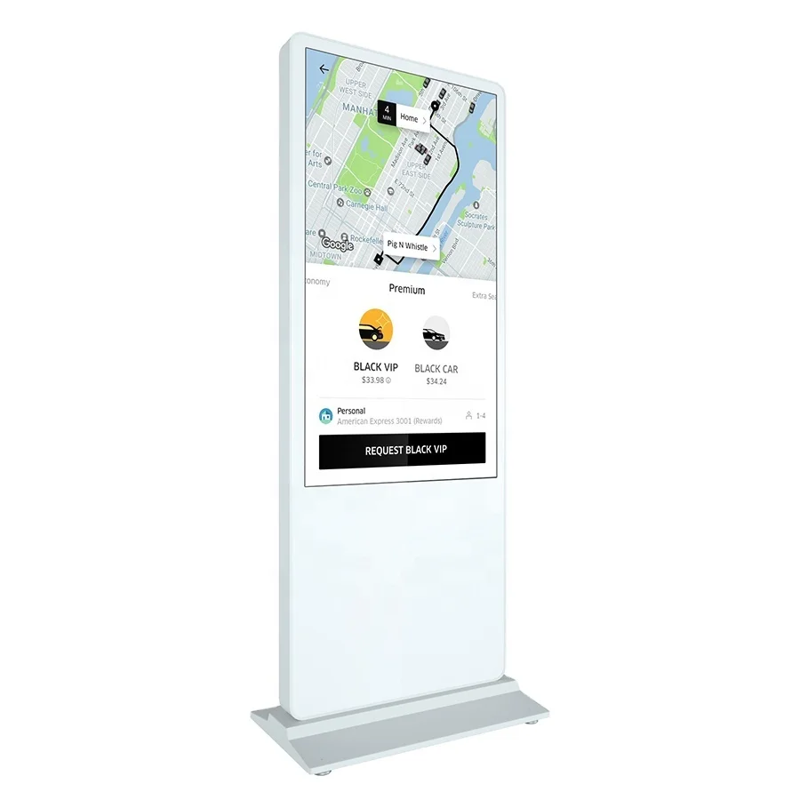 43 inch standalone LCD video Advertising Display indoor advertising led display screen digital signage