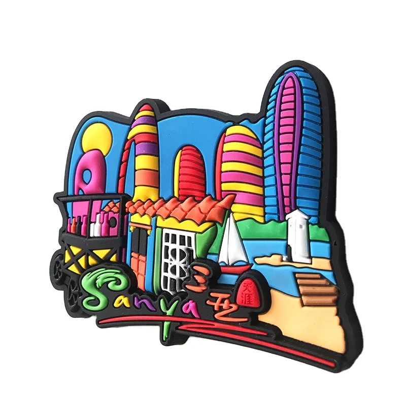 Personalised logo 3d custom fridge magnet pvc rubber magnet manufacturer rubber fridge magnet