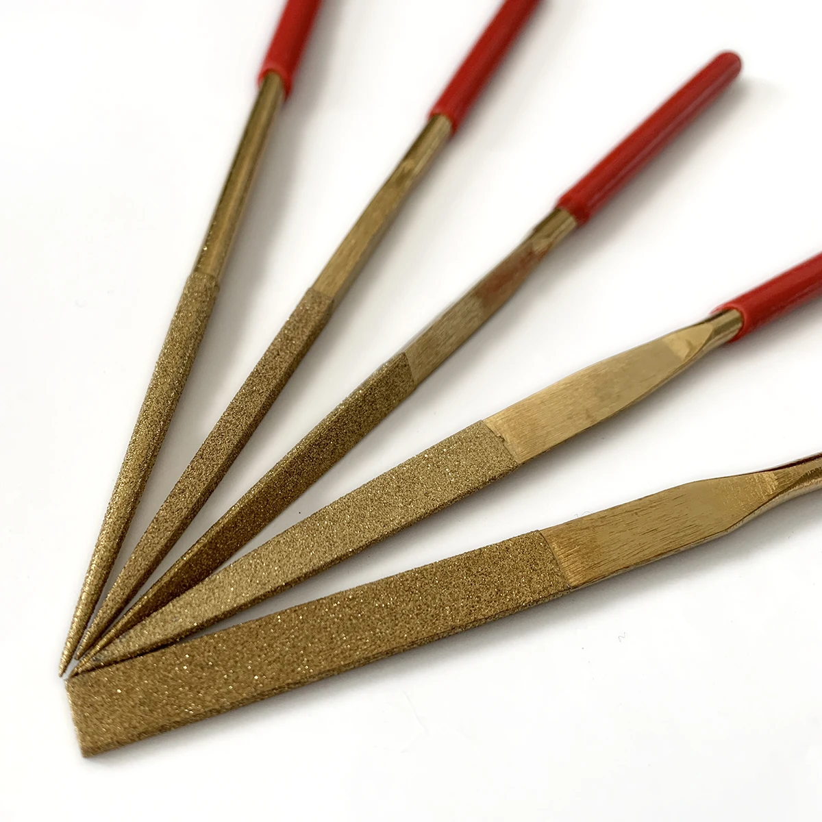 Пилка Алмазная с титановым покрытием и хвостовиком 4 мм, 5 шт./набор