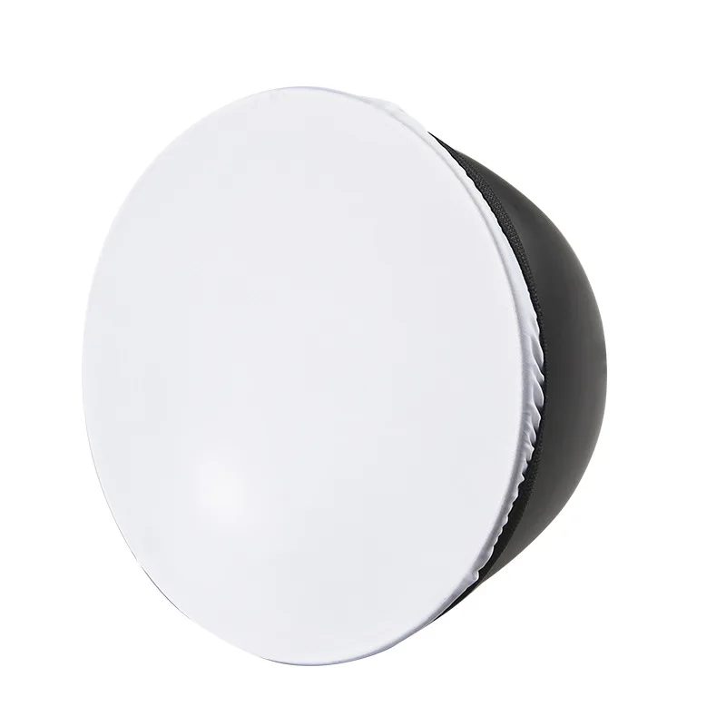 
Photograph Flash Diffusers Pure Color Soft White 7 Inch Universal Flash Cover Round Cloth Cover 
