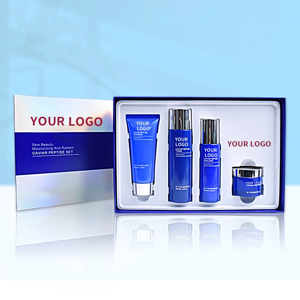 ODM OEM Private Label Hyaluronic Acid Moisturizing Hydrating Brightening Skin Care Set Tea Tree Acne Treatment Skin Care Set