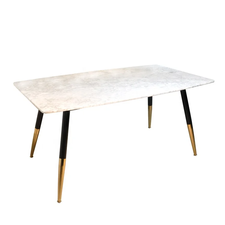 
2020 new design metal gold marble dining+tables living room furniture 